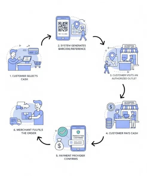 How voucher-based offline cash payments work for ecommerce in Latin America