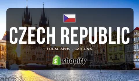 Guia de pagamentos Shopify para República Tcheca por CartDNA